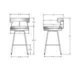 Monza STOOLS 44582-26WE/1B57EUF4 - Image 8