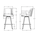 Kelsea STOOLS 44597-26WE/1B53KZF4 - Image 8
