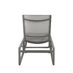 Serenata Wrought Aluminum Outdoor Sling Chaise Lounge - Image 10