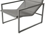Serenata Wrought Aluminum Outdoor Sling Easy Lounge Chair - Image 6
