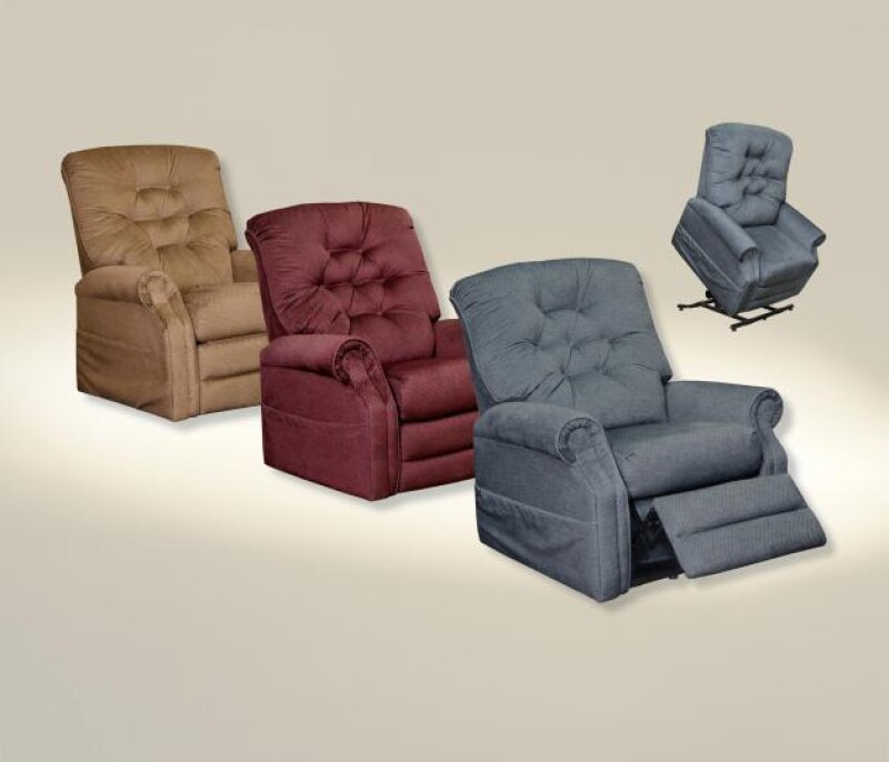 Patriot 4824 Power Lift Full Lay-Out Recliner