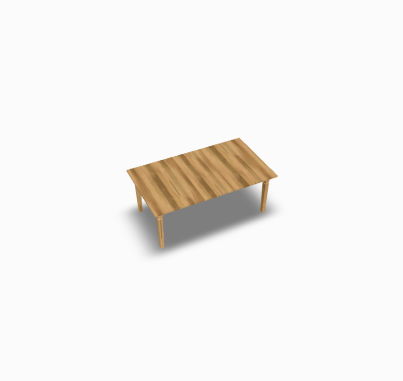 Plank Table 4860P w/ 1-18 Leaf