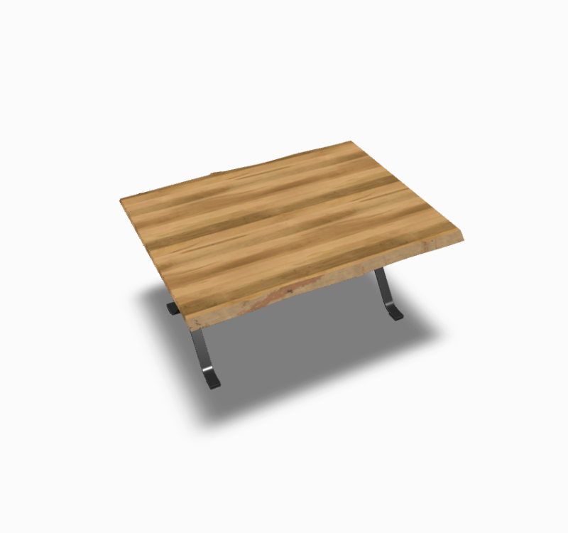 Live Edge Table 4860T Solid