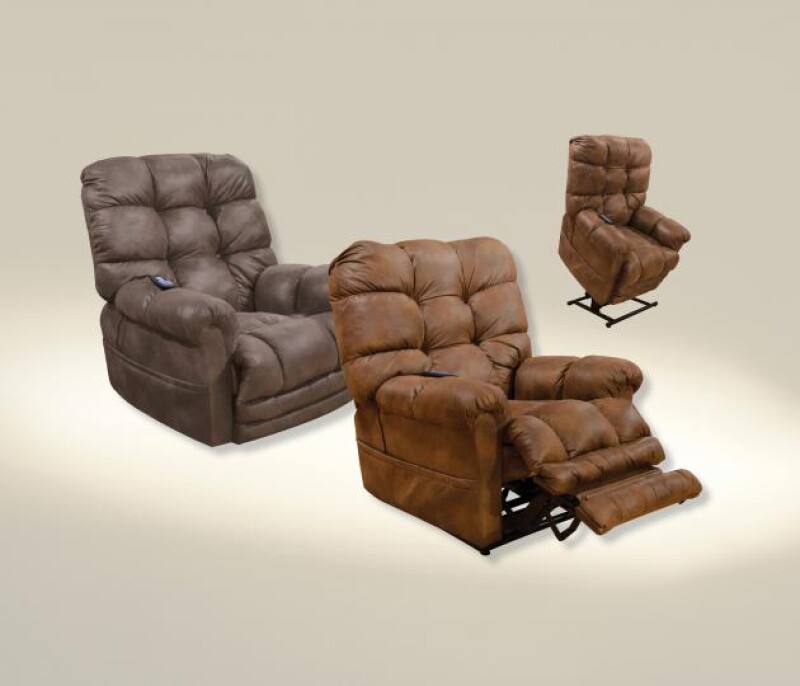 Oliver 4861 Power Lift Recliner w/ Dual Motor & Extended Ottoman
