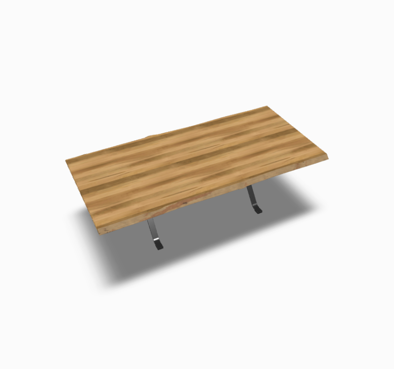 Live Edge Table 4896T Solid
