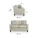 Finley Fabric Loveseat - Image 5