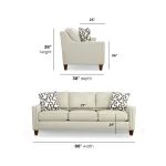 Finley Fabric Sofa - Image 5