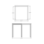 Carbon Pub table 50662-36/56+90827/48 - Image 3