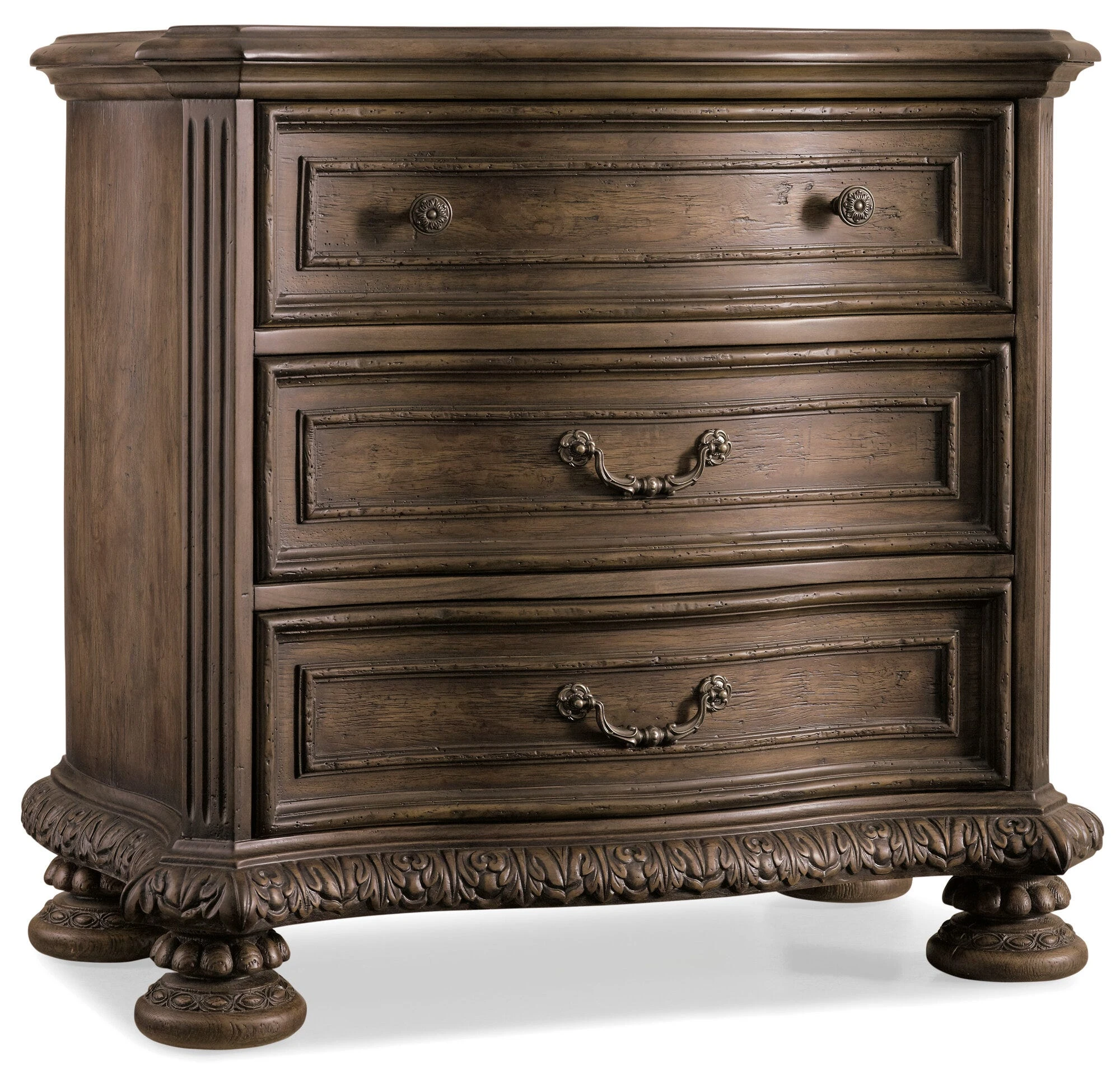507090016-105817466 Rhapsody Three Drawer Nightstand - Image 1