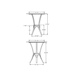 Kai PUB TABLES 50807/5247+90236 - Image 3