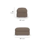 Chevy Fabric Ottoman - Image 6