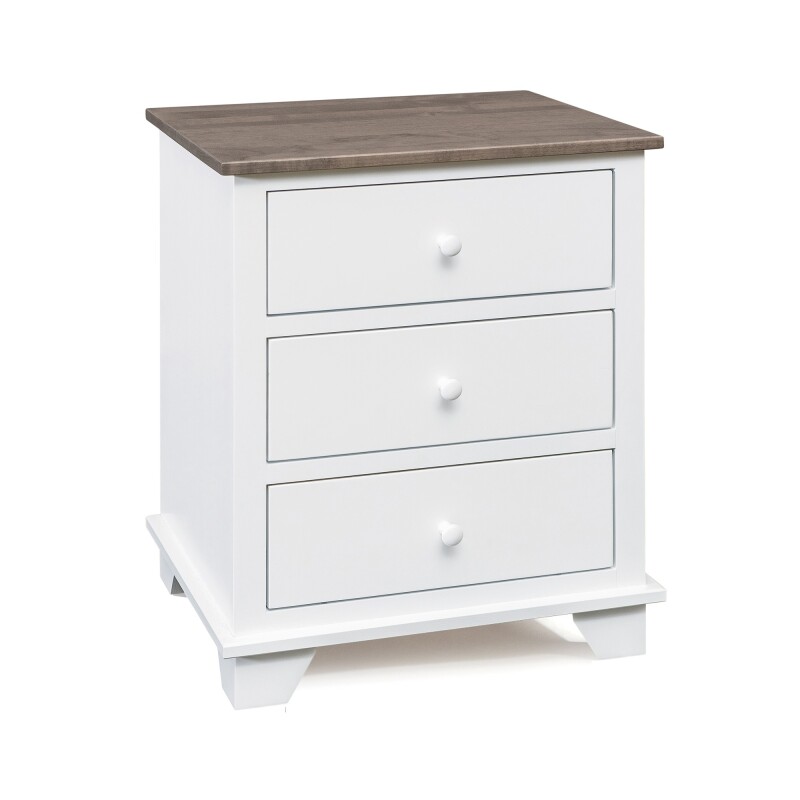 Portland 3 Drawer Wide Nightstand - 51231