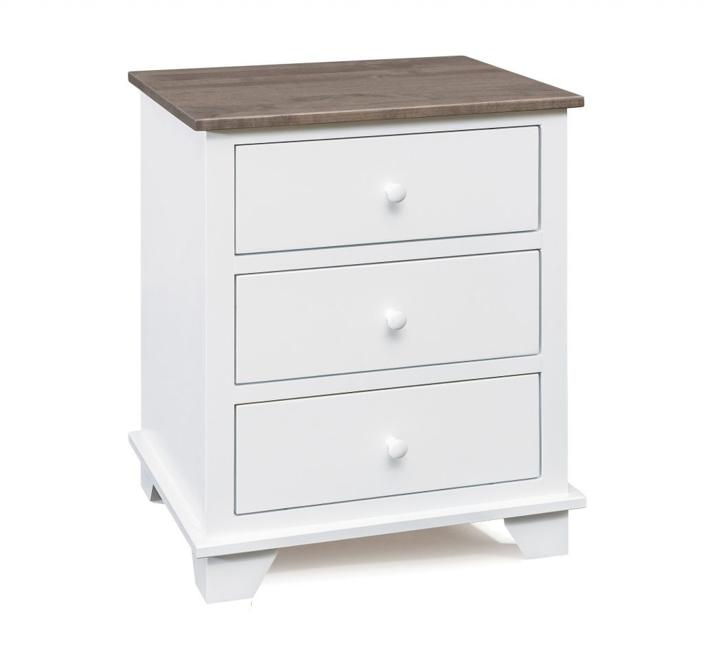 51231DSW-105827906 Portland 3 Drawer Nightstand - 51231DSW - Image 1