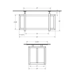 Ezra Non-extendable table 51512/25+90483/42 - Image 4