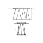Calypso Non-extendable table 51529/2547+90271 - Image 3