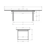 Burton Extendable table 52641/53+90986/48 - Image 4
