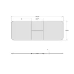 Burton Extendable table 52641/53+90986/48 - Image 5