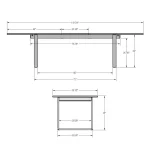 Burton Extendable table 52642/53+90996/48 - Image 4