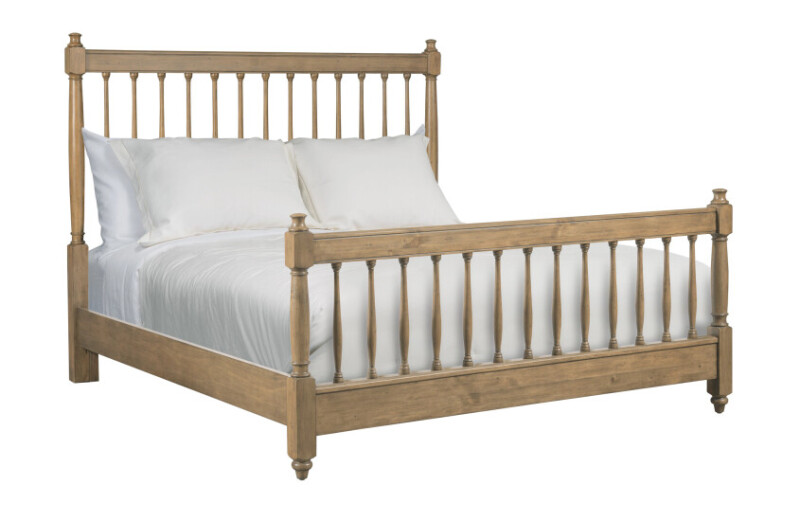 6/6 Arbor Spindle Bed-oatmeal - Complete