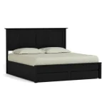 Gable Road Storage Bed - California King / 809 Ebony