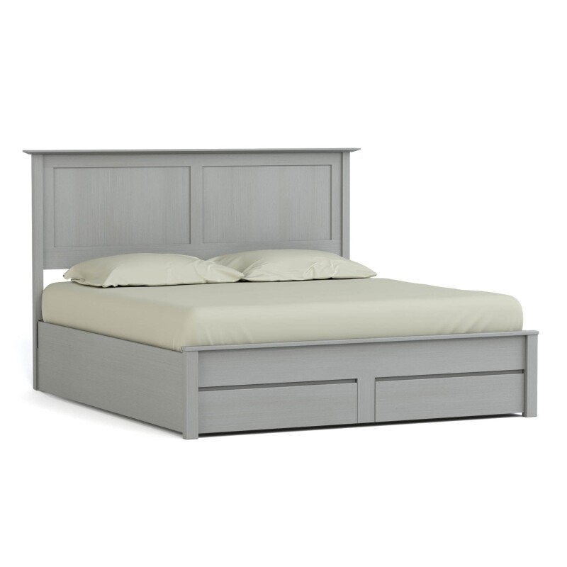 Gable Road Storage Bed - King / 806 Mist