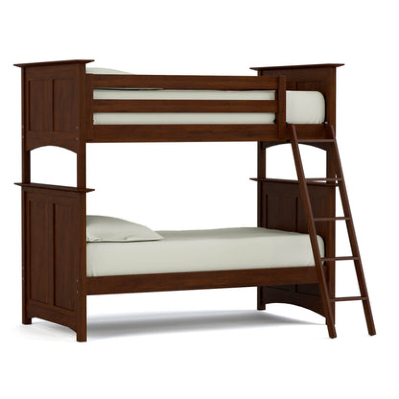 Gable Road Bunk Bed Set - Complete Bed / Twin / 808 Russet