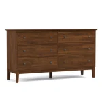 Gable Road Six-Drawer Dresser - 803 Bluff / 03 Nickel Knob - Image 3