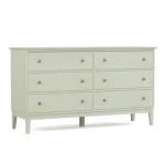 Gable Road Six-Drawer Dresser - 804 Ember / 03 Nickel Knob