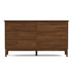 Gable Road Six-Drawer Dresser - 805 Dune / 03 Nickel Knob - Image 13