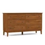 Gable Road Six-Drawer Dresser - 807 Harvest / 03 Nickel Knob - Image 9