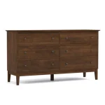 Gable Road Six-Drawer Dresser - 808 Russet / 02 Bronze Knob - Image 5