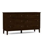 Gable Road Six-Drawer Dresser - 809 Ebony / 03 Nickel Knob - Image 5
