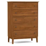 Gable Road Tall Chest - 801 Coast / 02 Bronze Knob - Image 8