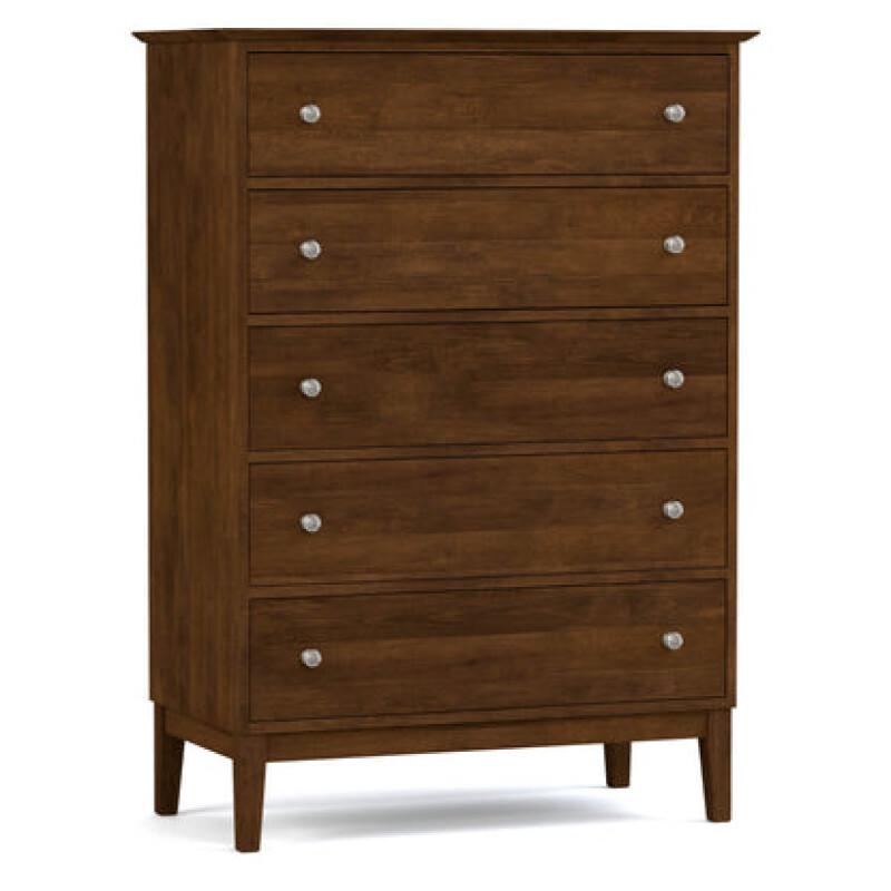 Gable Road Tall Chest - 801 Coast / 03 Nickel Knob