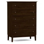 Gable Road Tall Chest - 802 Bay / 02 Bronze Knob - Image 4