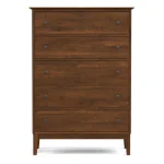 Gable Road Tall Chest - 802 Bay / 03 Nickel Knob - Image 14