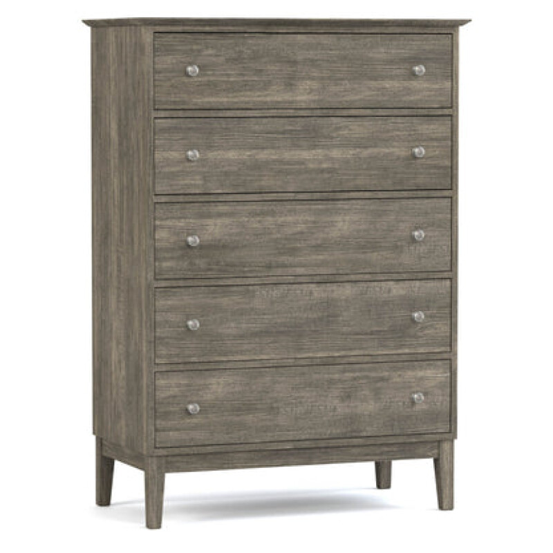 Gable Road Tall Chest - 803 Bluff / 03 Nickel Knob