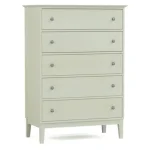 Gable Road Tall Chest - 804 Ember / 03 Nickel Knob