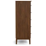 Gable Road Tall Chest - 804 Ember / 03 Nickel Knob - Image 15