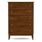 Gable Road Tall Chest - 804 Ember / 03 Nickel Knob - Image 16