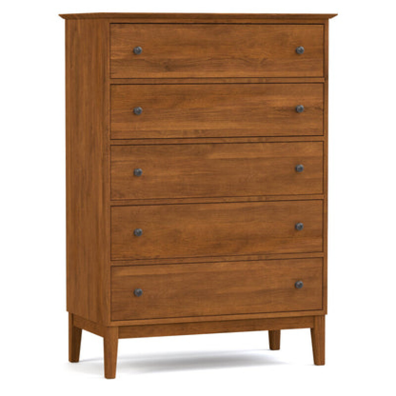 Gable Road Tall Chest - 805 Dune / 02 Bronze Knob