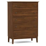 Gable Road Tall Chest - 805 Dune / 02 Bronze Knob - Image 3