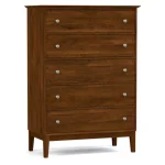 Gable Road Tall Chest - 805 Dune / 02 Bronze Knob - Image 4