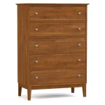 Gable Road Tall Chest - 805 Dune / 03 Nickel Knob