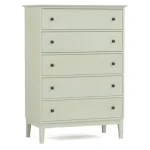 Gable Road Tall Chest - 808 Russet / 03 Nickel Knob - Image 8