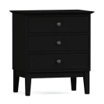 Gable Road Three-Drawer Nightstand - 800 Clay / 03 Nickel Knob - Image 11