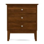 Gable Road Three-Drawer Nightstand - 800 Clay / 03 Nickel Knob - Image 15