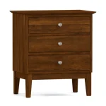 Gable Road Three-Drawer Nightstand - 801 Coast / 03 Nickel Knob - Image 4