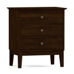 Gable Road Three-Drawer Nightstand - 803 Bluff / 02 Bronze Knob - Image 5