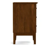 Gable Road Three-Drawer Nightstand - 803 Bluff / 02 Bronze Knob - Image 16